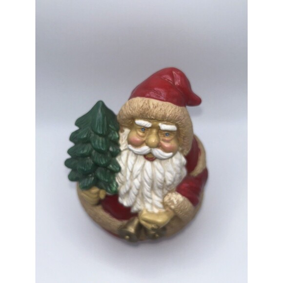 VTG. CHRISTMAS musical, Santa Claus is Coming to Town, wind up, Weeble Santa, - Picture 3 of 8